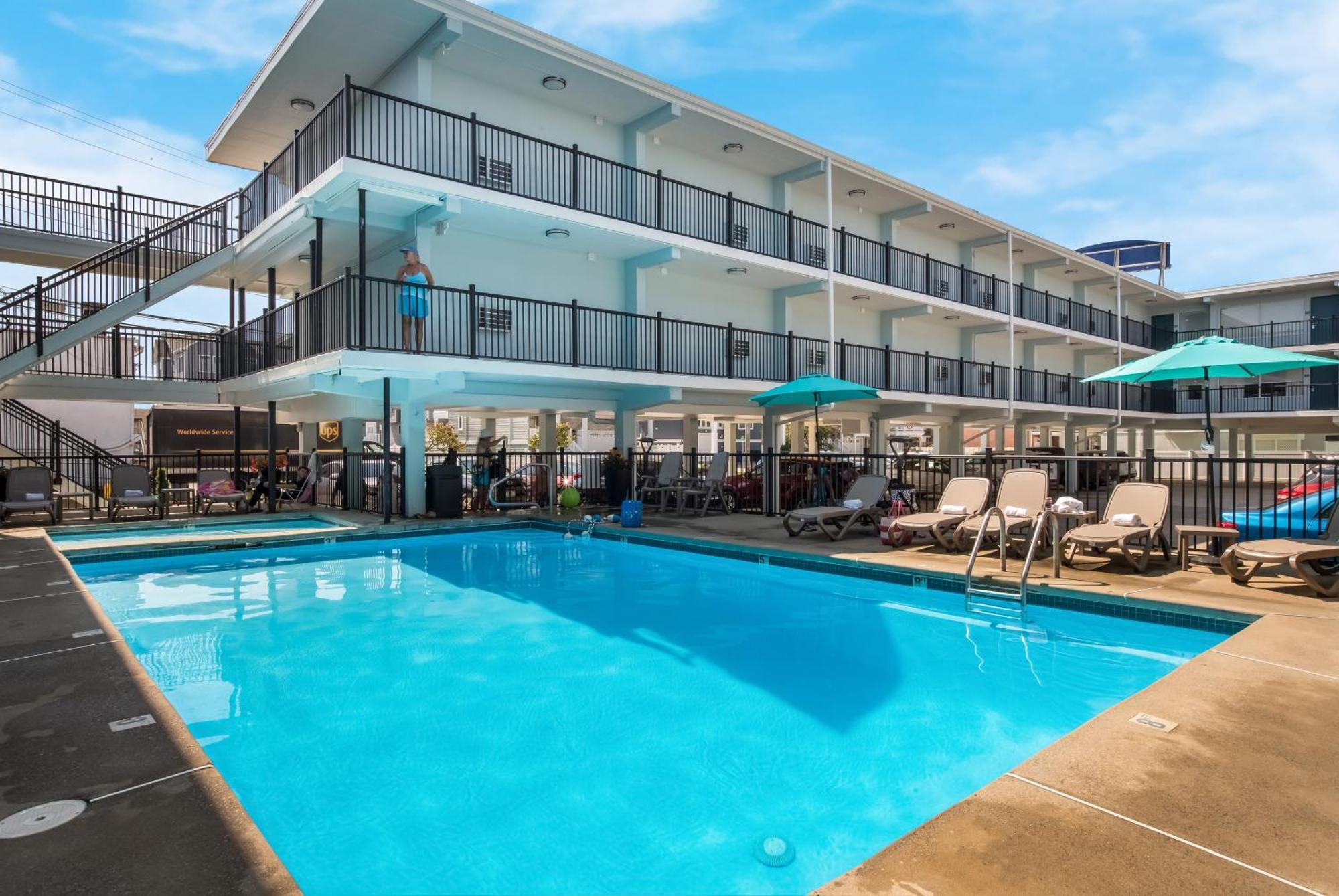 Hotel Cabana Oceanfront/Boardwalk North Wildwood Eksteriør billede